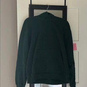 Aritzia Green Knit Crew Neck Sweater